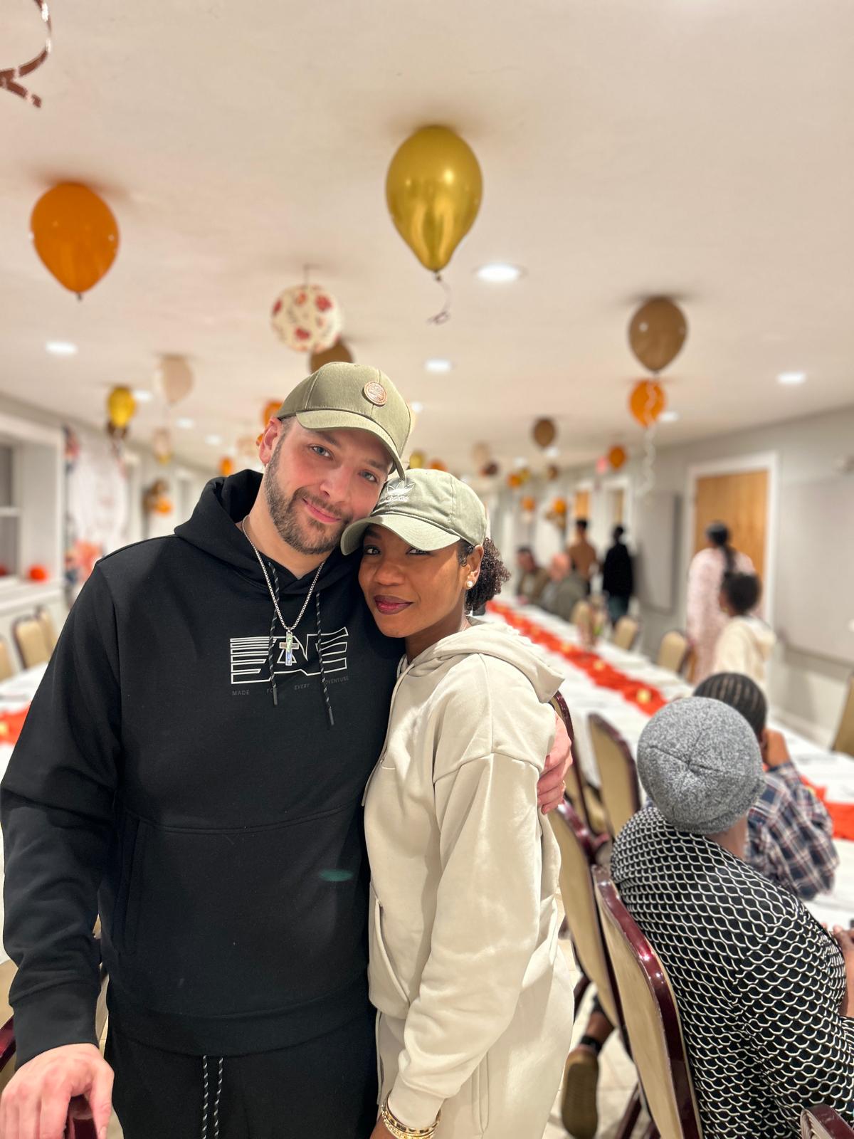 Josh and Faith together at a family celebration