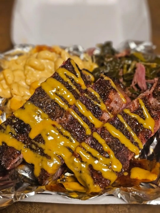 Chef Josh’s bbq ribs with sauce
